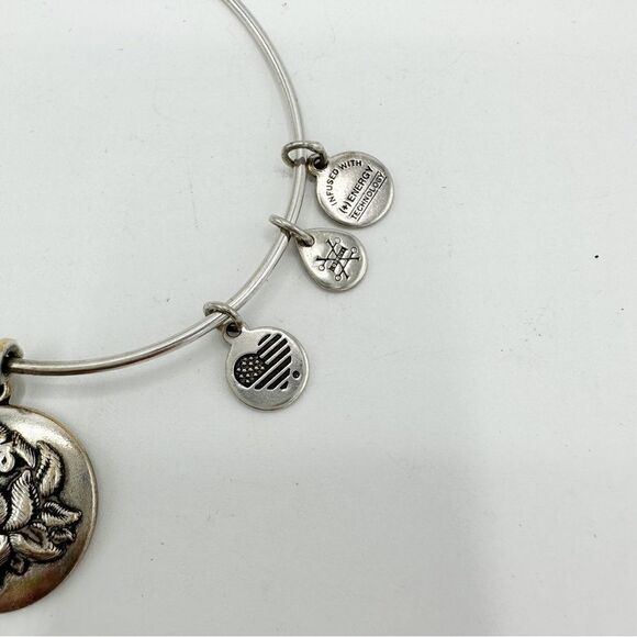 Alex and‎ Ani Lotus Peace Petals charm bracelet adjustable Bangle boho - Picture 5 of 8